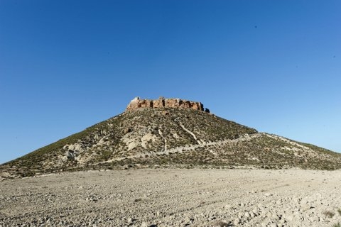The castle of Alcalá in Mula