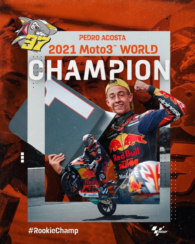 <span style='color:#780948'>ARCHIVED</span> - 17-year-old from Mazarron crowned World Moto3 Champion