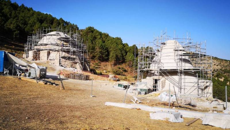 Renovation work nears completion on Sierra Espuna snow wells