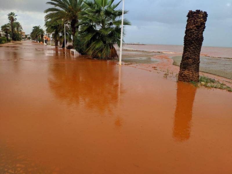 Mar Menor flooded with harmful fresh water following weekend storms