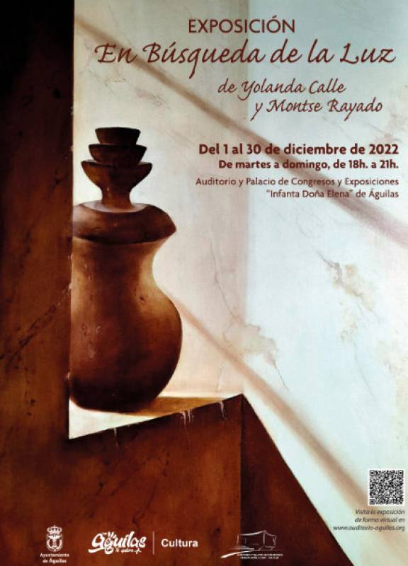 <span style='color:#780948'>ARCHIVED</span> - December 1 to 30 Art exhibition by Yolanda Calle y Montse Rayado at the Aguilas auditorium