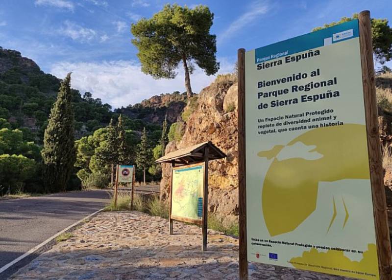 Closure of access road from Alhama to Sierra Espuña on Monday and Tuesday