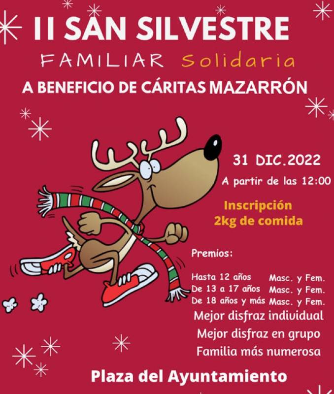 <span style='color:#780948'>ARCHIVED</span> - December 31 San Silvestre charity fun run in Mazarron