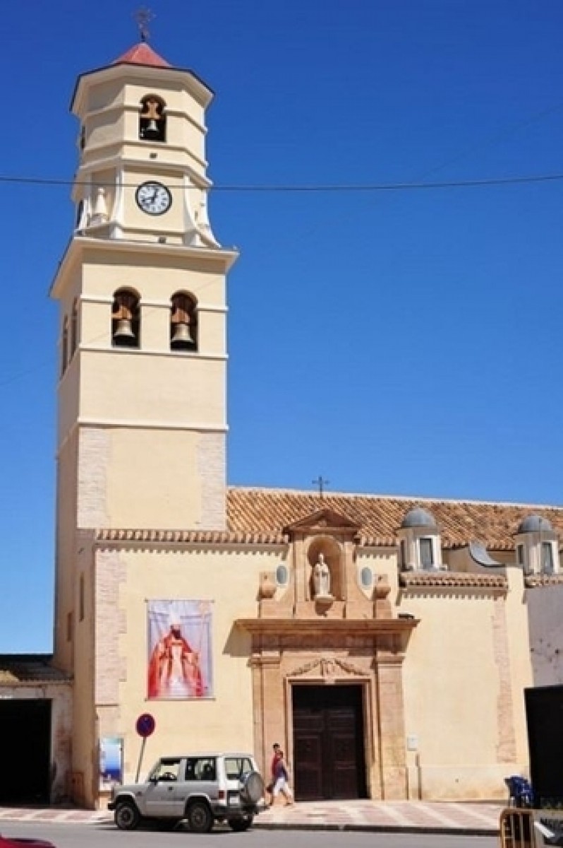 The church of San Agustín in Fuente Álamo