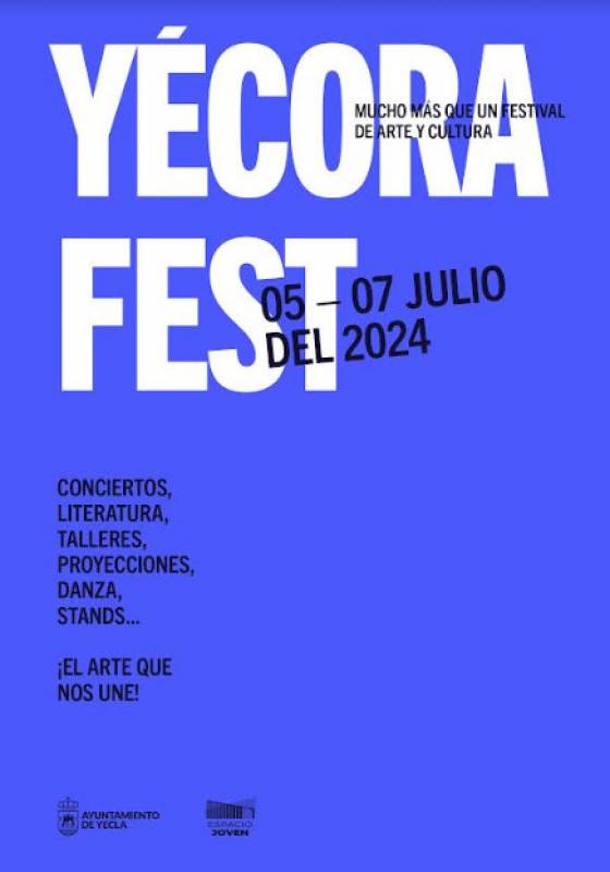 July 5 to 7 Yecora Fest contemporary arts festival in Yecla