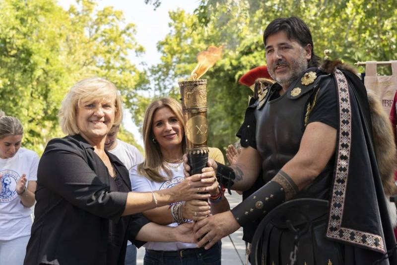 The Sacred Flame is on its way for the fiestas of Cartagena after setting out 270 km away!