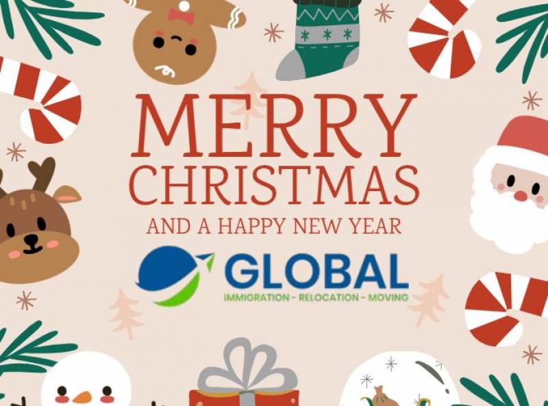 Merry Christmas 2024 and Happy New Year 2025 from Global Relocation - Spain