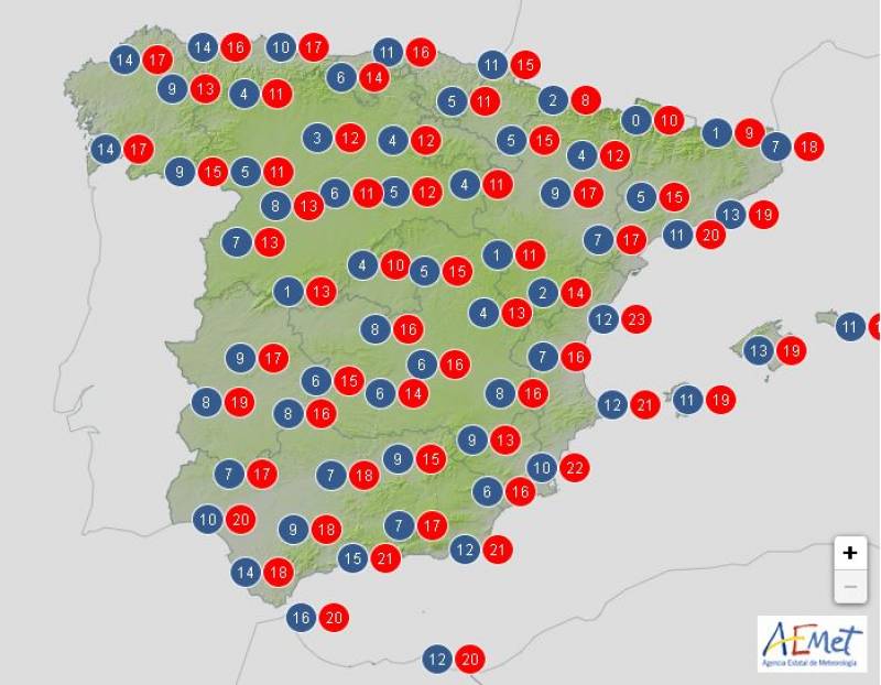 Three different storms hit Spain this week: Weather forecast January 6-9