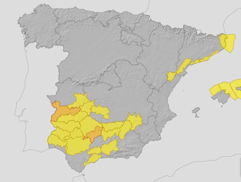 Spain weekly weather forecast July 28-31