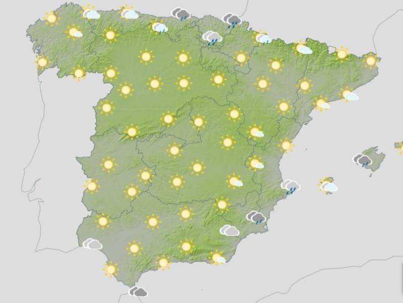 Spain weekly weather forecast July 28-31
