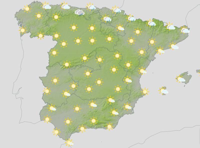 Spain weekly weather forecast July 28-31