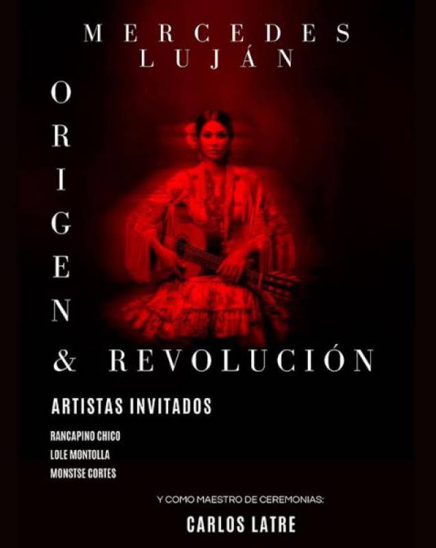 November 7 Flamenco guitarist Mercedes Luján in concert in Lorca