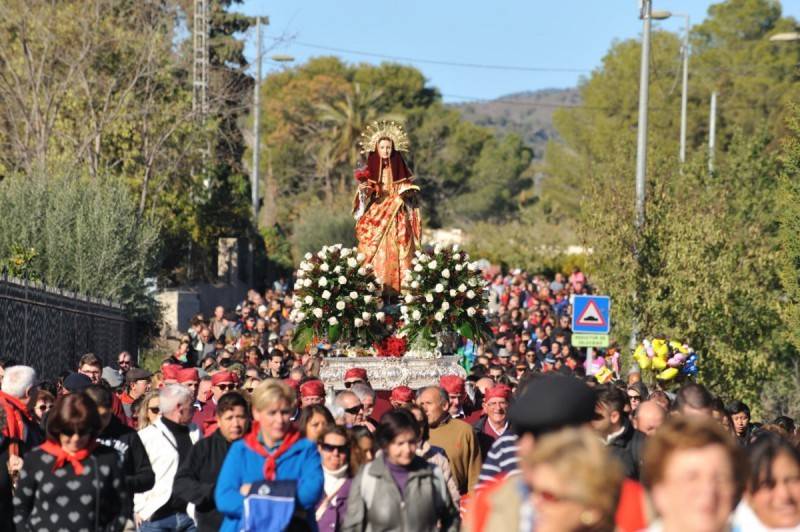 November 28 to December 14 Annual patron saint fiestas in Totana