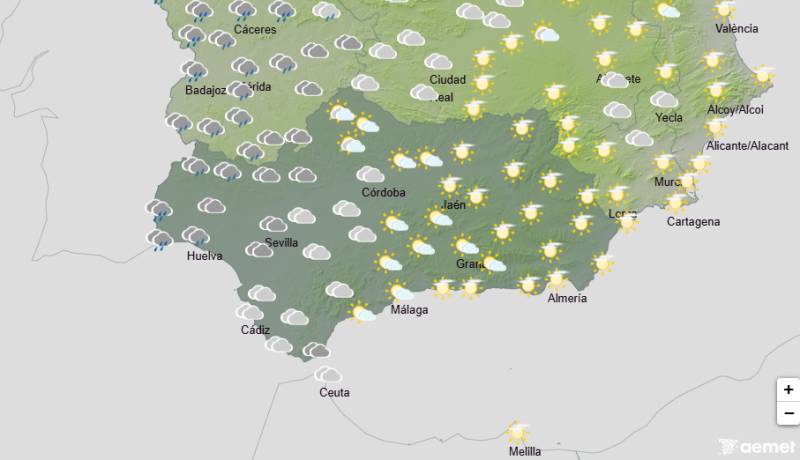 Stormy start and end to the week: Andalucía weather forecast December 29 - January 4