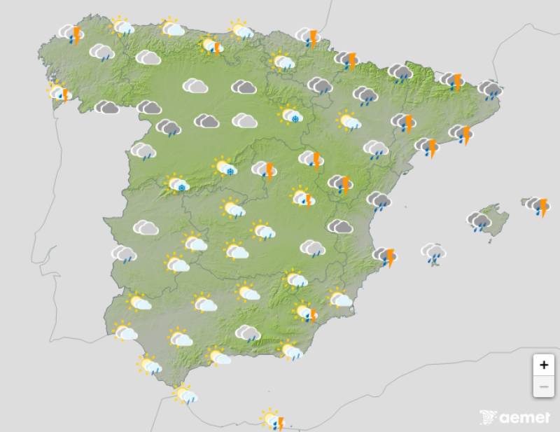 Winter returns to Spain this weekend: Weather forecast January 15-18