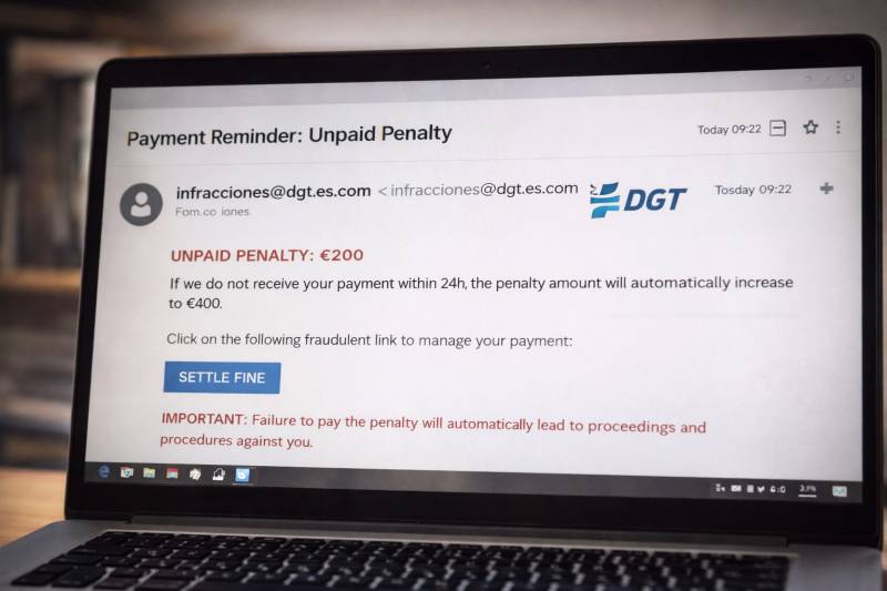 DGT fine emails are a scam, officials confirm