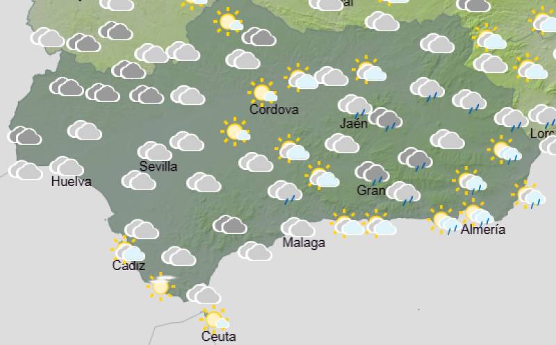 Andalucía weekend weather forecast March 12-15: Bright spells, chilly nights and a cooler weekend