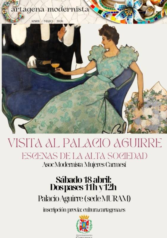 April 23 Free dramatized tour of the Palacio Aguirre in Cartagena