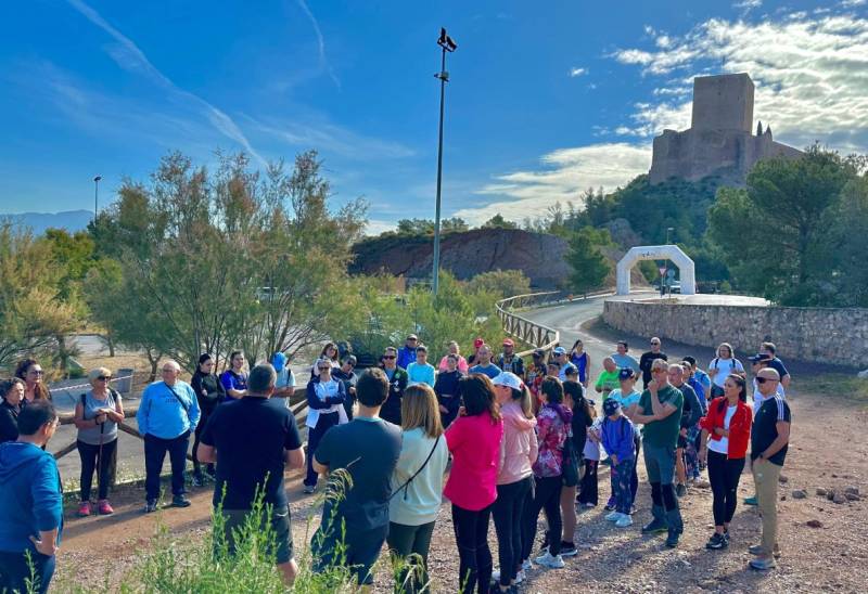 The Cejo de los Enamorados mountain hiking Trail in Lorca