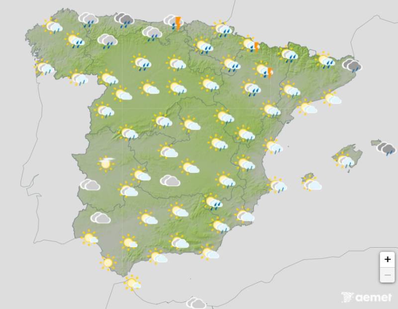 Stormy and unsettled bank holiday weekend: Spain weather forecast April 30-May 3