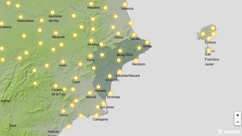 Rising temperatures and Saharan dust on the way: Alicante weather forecast July 30-August 2