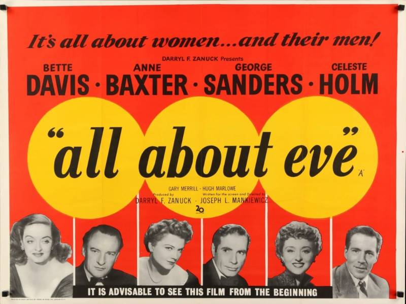 December 11 Screening of All About Eve in original version at the Town Hall of Los Alcázares