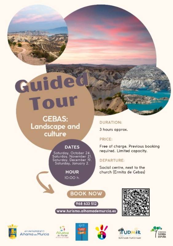 October 24 Free guided tour IN ENGLISH of Gebas in the mountains of Sierra Espuña