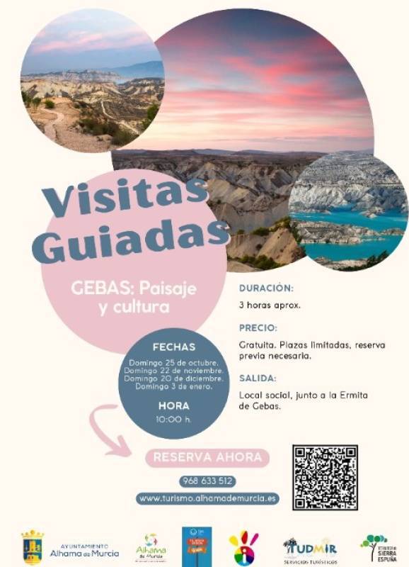 November 22 Free guided tour in Spanish of Gebas in the mountains of Sierra Espuña