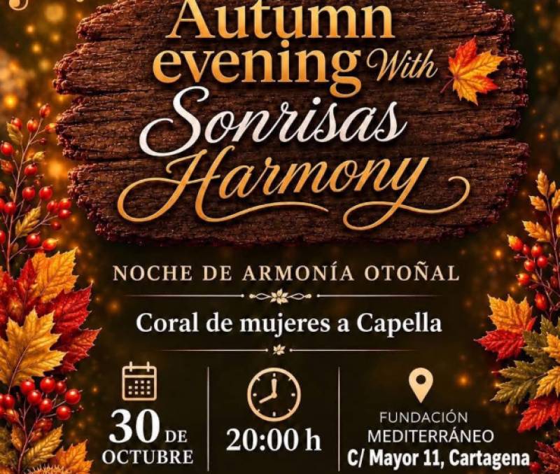 October 30: Free A cappella concert in Cartagena with Sonrisas Harmony