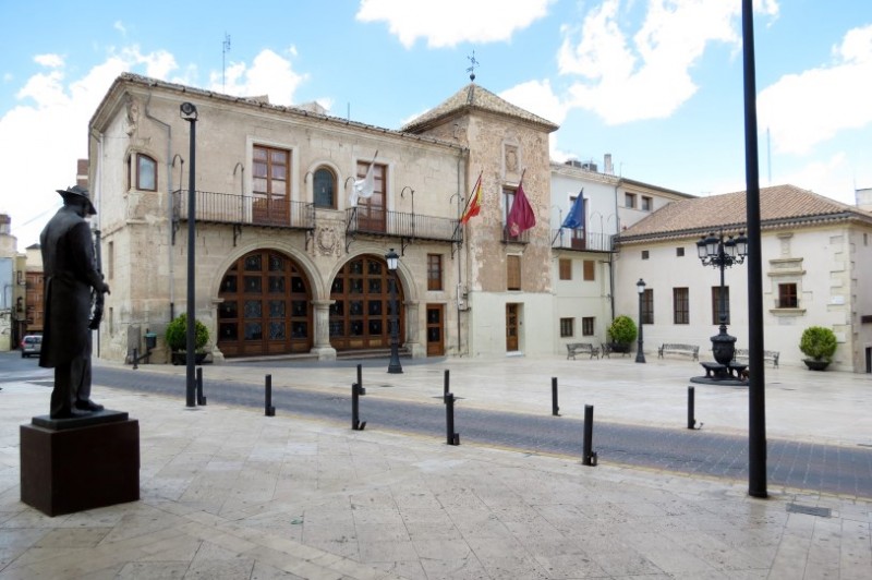 The Palacio de los Alarcos in the Plaza Mayor of Yecla