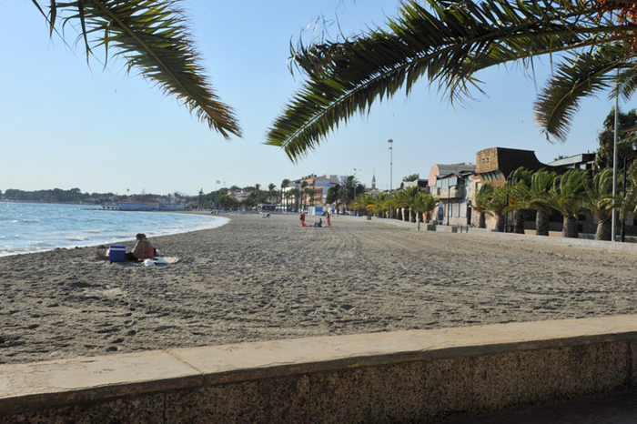 Overview of the beaches of San Pedro del Pinatar